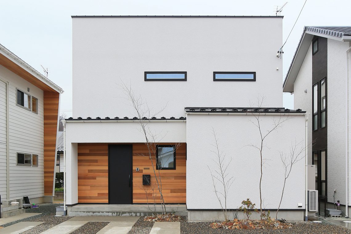 シンプルで落ち着いた外観