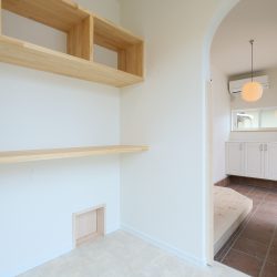 お散歩から帰ってきたらすぐ入れるワンちゃん専用ルーム